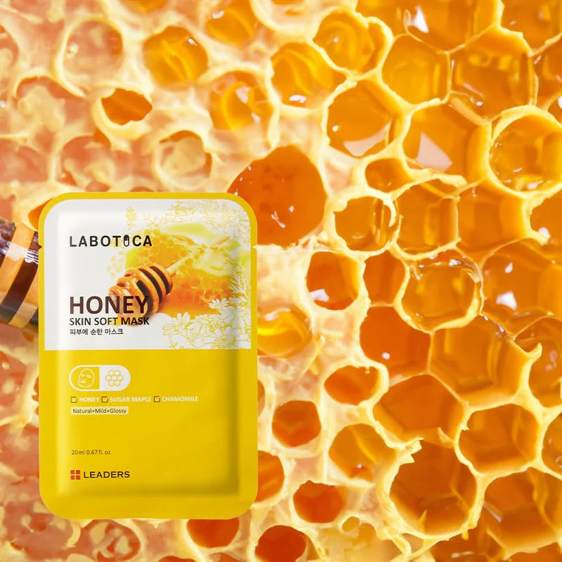 Leaders Skin Soft Mask Honey 10 sheets/box