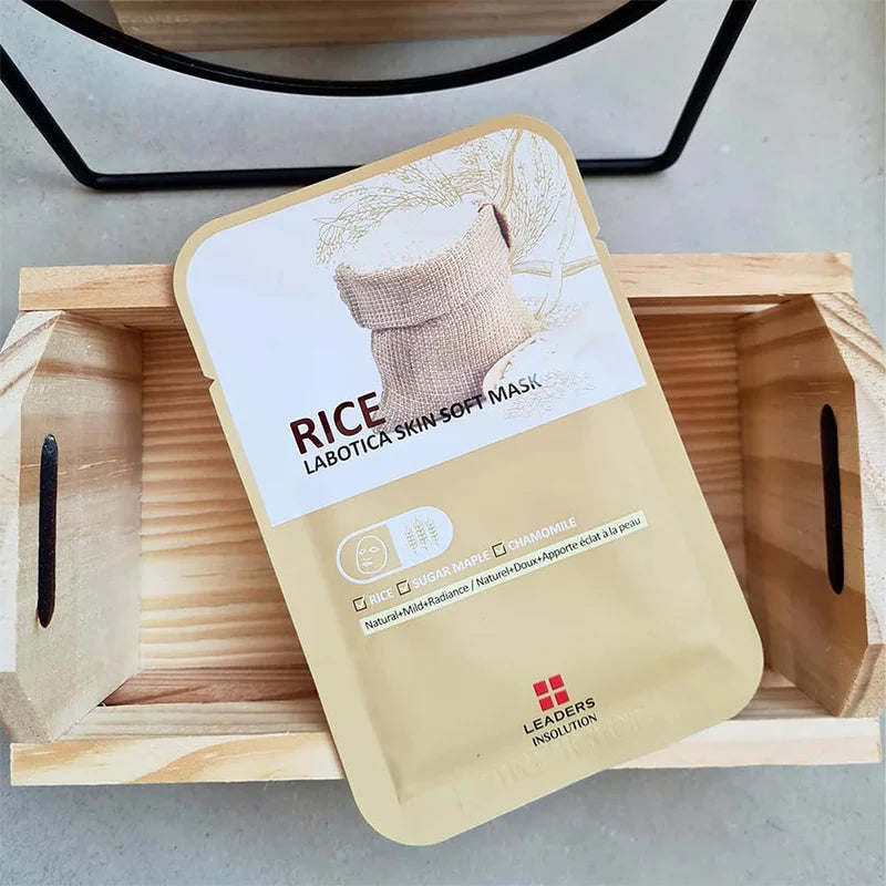 Leaders Skin Soft Mask Rice 10 sheets/box
