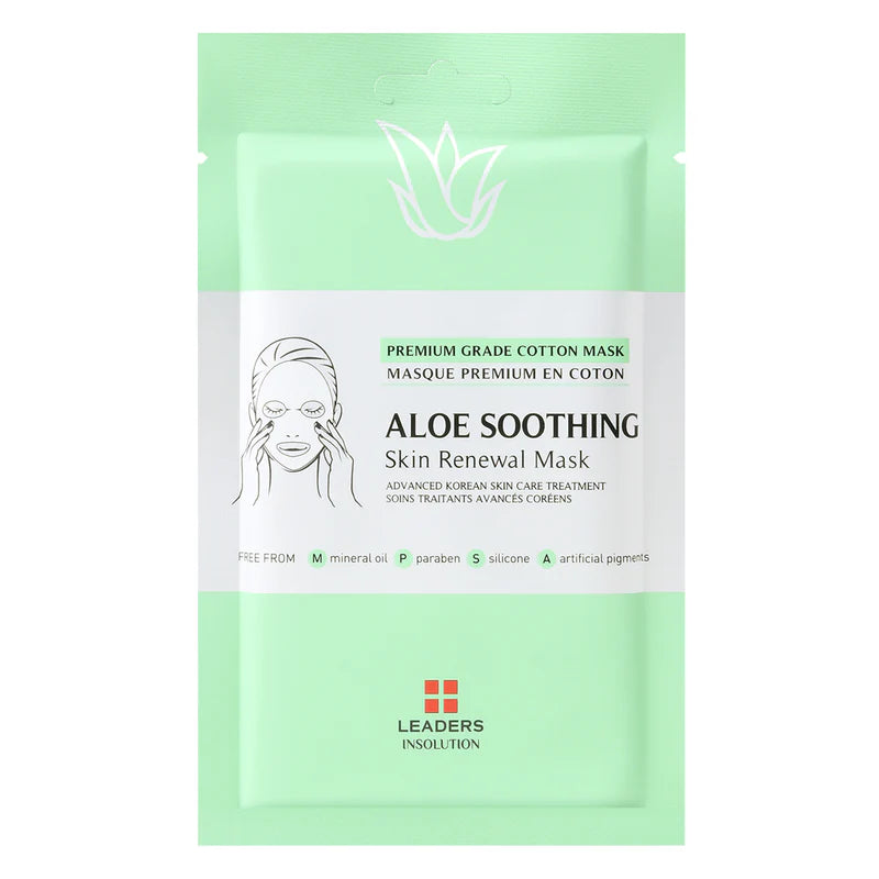 Leaders Aloe Soothing Skin Renewal Mask 5 sheets/box
