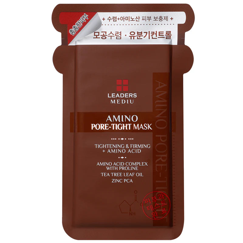 Leaders Mediu Amino Pore-Tight Mask 5 sheets/box