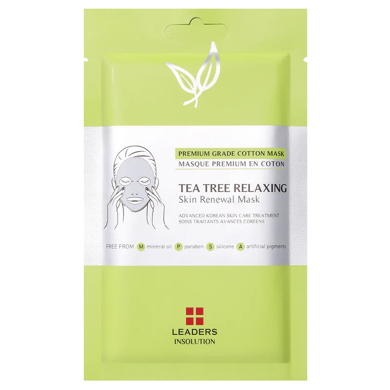 Leaders Tea Tree Relaxing Skin Renewal Mask 5 sheets/box