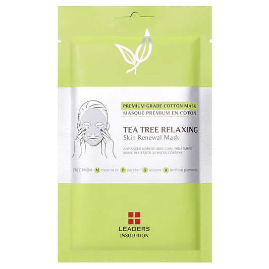 Leaders Tea Tree Relaxing Skin Renewal Mask 5 sheets/box