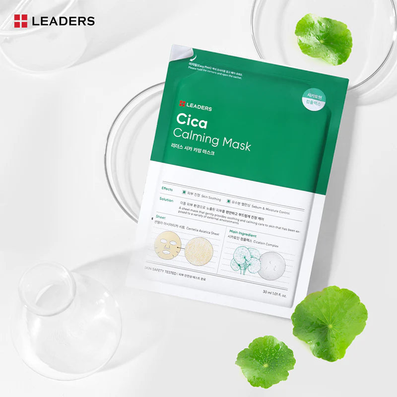 Leaders Cica Calming Mask 5 sheets/box