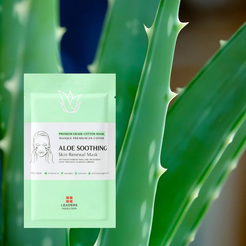 Leaders Aloe Soothing Skin Renewal Mask 5 sheets/box