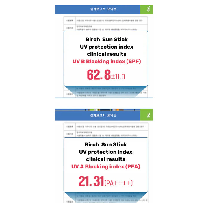 Birch Moisturizing Sun Stick SPF 50+ PA++++ 19g