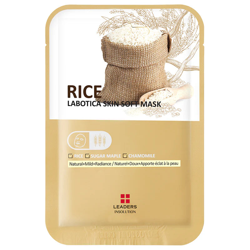 Leaders Skin Soft Mask Rice 10 sheets/box